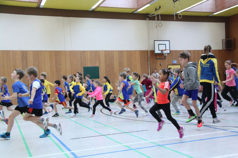 Warm up für die KM Warm up für die KM